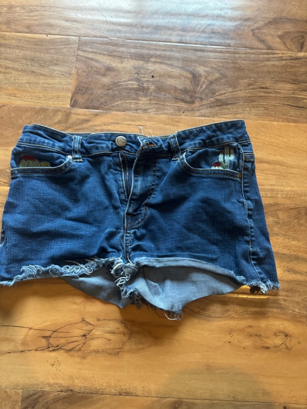 Wild blue Women's Blue Denim Cutoff Shorts